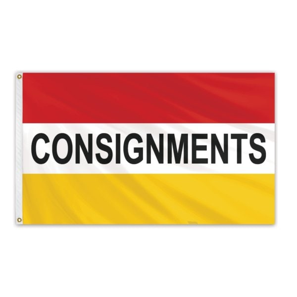 Global Flags Unlimited Consignments Message Flag 3'x5' Standard Flag